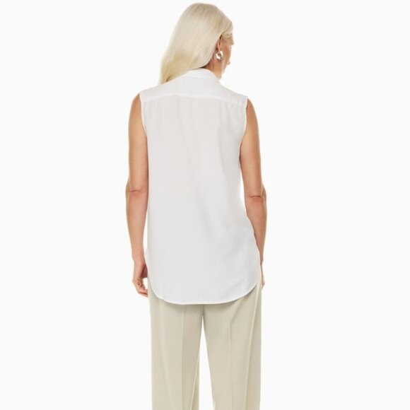 Aritzia Babaton Black Utility Sleeveless Shirt size XS - Picture 2 of 9